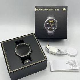 【美品】HUAWEI WATCH GT 5 PRO 46mm VLI-B29 ブラック スマートウォッチ ファーウェイウォッチ 本体