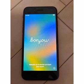 アイフォーン(iPhone)のiPhoneSE2 RED 64GB SIMフリー バッテリー90%(スマートフォン本体)