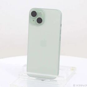 〔中古品〕 iPhone15 128GB グリーン MTMM3J／A SIMフリー【349】