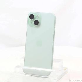 〔中古品〕 iPhone15 128GB グリーン MTMM3J／A SIMフリー【295】