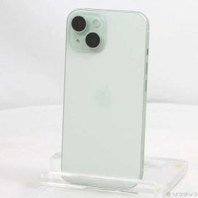 〔中古品〕 iPhone15 128GB グリーン MTMM3J／A SIMフリー【198】