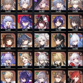 星5キャラ26体 【ファイノン・サンデー】【飛霄・雲璃・ロビン】星5光円錐16種 引退垢 | 崩壊スターレイル(崩スタ)のアカウントデータ、RMTの販売・買取一覧