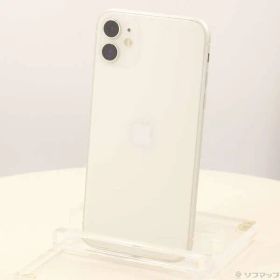 〔中古品〕 iPhone11 64GB ホワイト MWLU2J／A SoftBank【348】
