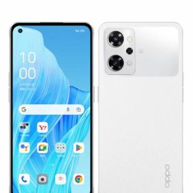 【中古】【美品】OPPO Reno9 A A301OP ナイトブラック ムーンホワイト SIMロック解除済 Y!mobile 【安心30日保証】 本体 白ロム CCコネクト
