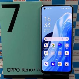 即日発送可OPPO Reno7 A 128GB ドリームブルー OPG04 AU版SIMフリー 美品