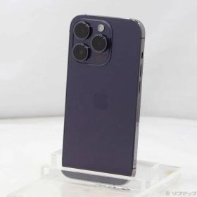 〔中古品〕 iPhone14 Pro 128GB ディープパープル MQ0F3J／A SIMフリー【262】