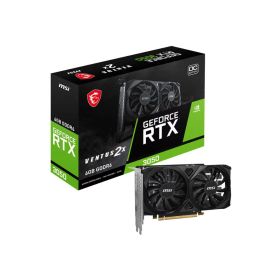 【新品】MSI エムエスアイ グラフィックボード GeForce RTX 3050 VENTUS 2X E 6G OC PCIExp 6GB ブラック