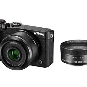 【中古】Nikon ミラーレス一眼 Nikon1 J5 ダブルレンズキット ブラック J5WLKBK