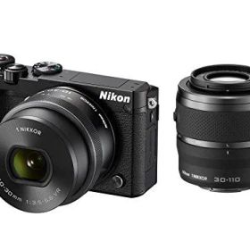 【中古】Nikon ミラーレス一眼 Nikon1 J5 ダブルズームキット ブラック J5WZBK