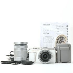 ショット数1186回 新品級 OLYMPUS PEN E-PL10 ダブルレンズ