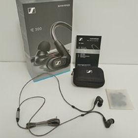 [KA1A-711-067-1] SENNHEISER ゼンハイザー カナル型 イヤホン IE 300 509104 動作確認済み ブラック 中古