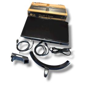 【管理番号3156】LG モニター ディスプレイ 24UD58-B 23.8インチ/4K(3840×2160)/IPS 非光沢/HDMI×2、DisplayPort/ブルーライト低減機能