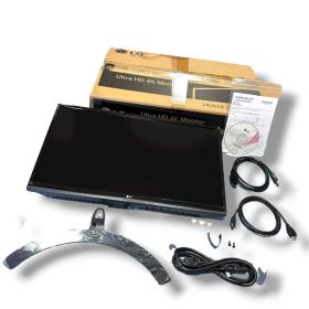 【管理番号3157】LG モニター ディスプレイ 24UD58-B 23.8インチ/4K(3840×2160)/IPS 非光沢/HDMI×2、DisplayPort/ブルーライト低減機能