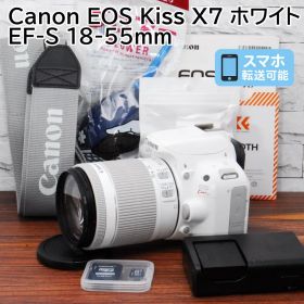 ✨希少色 スマホ転送可✨Canon EOS Kiss X7ホワイトレンズセット