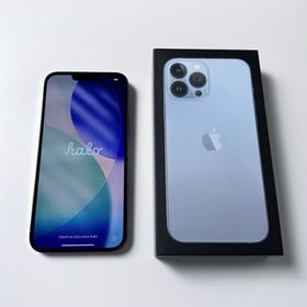 香港版 iPhone 13 Pro Max Sierra Blue 128GB 中古 美品 シャッター音無し DSDS 物理SIM2枚差し 海外版 iPhone13 ProMax ブルー SIMフリー