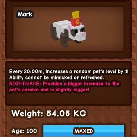 ナイトメア変異付きフェレット最短の２０分 | ロブロックス(ROBLOX)のアカウントデータ、RMTの販売・買取一覧