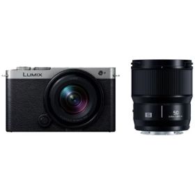 Panasonic｜パナソニック LUMIX S9 広角ズームレンズ・単焦点レンズキット ミラーレス一眼カメラ ダークシルバー DC-S9W-S [ズームレンズ+単焦点レンズ]