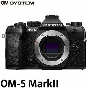 OM SYSTEM デジタル一眼 OM-5 MarkII ボディー ブラック 【送料無料】※欠品：約1ヶ月かかります（7/18現在）