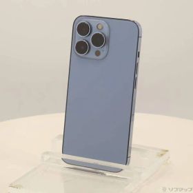 〔中古品〕 iPhone13 Pro 128GB シエラブルー MLUK3J／A SIMフリー 〔ネットワーク利用制限▲〕【247】