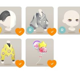 アイテム8点 アニバーサリーモノトーンヘア1点＋アニバーサリーファーコート1点＋他6点 | リヴリーアイランドのアイテム、RMTの販売・買取一覧