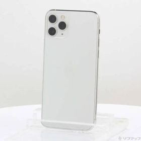 〔中古品〕 iPhone11 Pro 64GB シルバー MWC32J／A SoftBank【371】