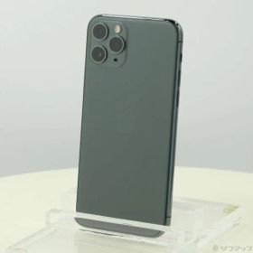 〔中古品〕 iPhone11 Pro 64GB ミッドナイトグリーン MWC62J／A SoftBank【276】