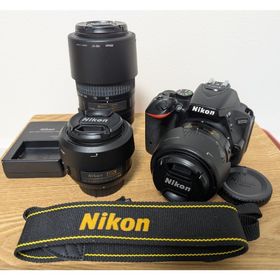 ニコン(Nikon)のNikon D5500 レンズ3本（18-55mm,55-300mm,35mm）(デジタル一眼)