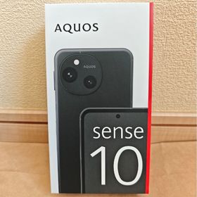 シャープ(SHARP)の【新品】SHARP AQUOS sense10 6GB/128GB フルブラック(スマートフォン本体)