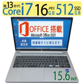 【超速13th i7・16GB】◆HP ProBook 450 G10/ 15.6型/Core i7-1355U[高速12スレッド]/512GB SSD/メモリ16GB/win11/ms Office
