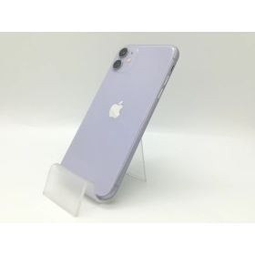 【中古】Apple au 【SIMロック解除済み】 iPhone 11 64GB パープル MWLX2J/A【福岡天神】保証期間1ヶ月【ランクC】