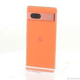 【中古】GOOGLE(グーグル) Google Pixel 7a 128GB コーラル GA04438-JP SIMフリー 【262-ud】