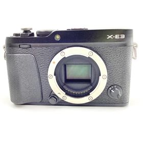 フジフイルム(富士フイルム)の【全額返金保証】【最速発送】FUJIFILM デジタル一眼 FUJIFILM X-E3 ボディ ブラック 美品 動作確認済(ミラーレス一眼)