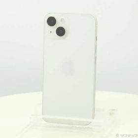 〔中古品〕 iPhone14 128GB スターライト MPUQ3J／A SIMフリー 〔ネットワーク利用制限▲〕【344】