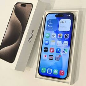 【ブラックフライデーSALE】【中古美品】国内版SIMフリー iPhone 15 Pro 256GB ナチュラルチタニウム MTUF3J/A
