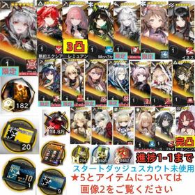 石181580個+券20枚+ウィシャデル+新約+レミュアン+Mon3tr+荒蕪+純燼+イネス+遊龍 | アークナイツのアカウントデータ、RMTの販売・買取一覧