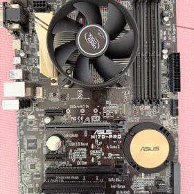 ASUS H170-PRO ATXマザーボード+ Core i7-6700