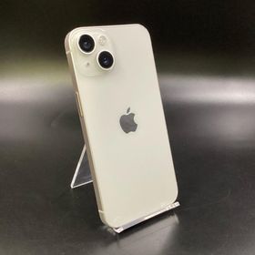 アップル(Apple)の【全額返金保証】【最速発送】Apple iPhone iPhone 14 128GB スターライト au 動作確認済(スマートフォン本体)