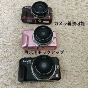 非可動LUMIX GF3茶. ピンク.黒 セット