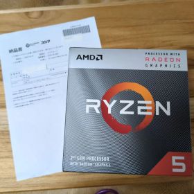 AMD Ryzen 5 3400G CPU + クーラー保証あり