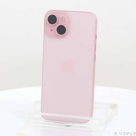 〔中古〕Apple(アップル) iPhone15 128GB ピンク MTMJ3J／A SIMフリー〔262-ud〕