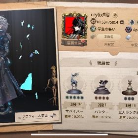 第五人格 引退垢 | 第五人格(Identity V)のアカウントデータ、RMTの販売・買取一覧