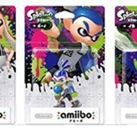 amiibo スプラトゥーン 全3種セット ガール ボーイ イカ