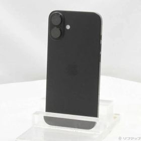 〔中古品〕 iPhone16 Plus 256GB ブラック MXVG3J／A SIMフリー【377】