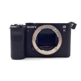 ソニー(SONY)の【全額返金保証】【最速発送】Sony デジタル一眼 α7C ILCE-7C ボディ ブラック 美品 動作確認済(ミラーレス一眼)