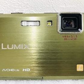 パナソニック 防水デジタルカメラ LUMIX (ルミックス) FT1 フォリッジグリーン DMC-FT(中古品)