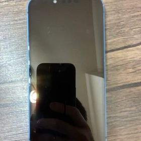 【訳あり】iPhone 13 128GB ブルー 箱ありケーブル未使用 画面ヒビ