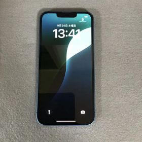 美品 国内版 SIMフリー iPhone13 256GB ブルー色