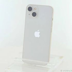 〔中古品〕 iPhone13 128GB スターライト MLND3J／A SIMフリー【262】
