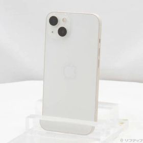 〔中古品〕 iPhone13 128GB スターライト MLND3J／A SIMフリー【305】