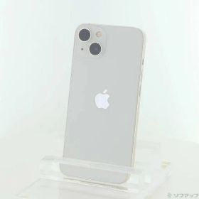 〔中古品〕 iPhone13 128GB スターライト MLND3J／A SIMフリー【368】